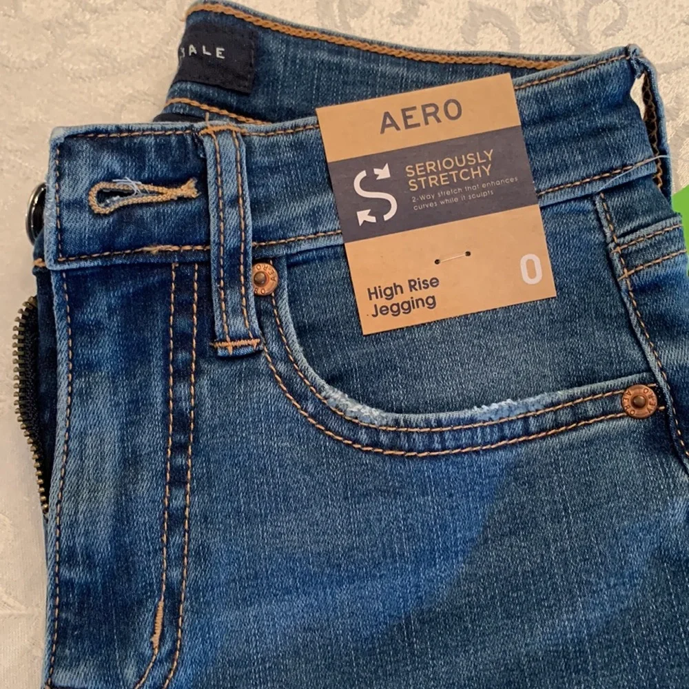 Aeropostale high rise jeggings Women’s size 0 - Picture 2 of 8